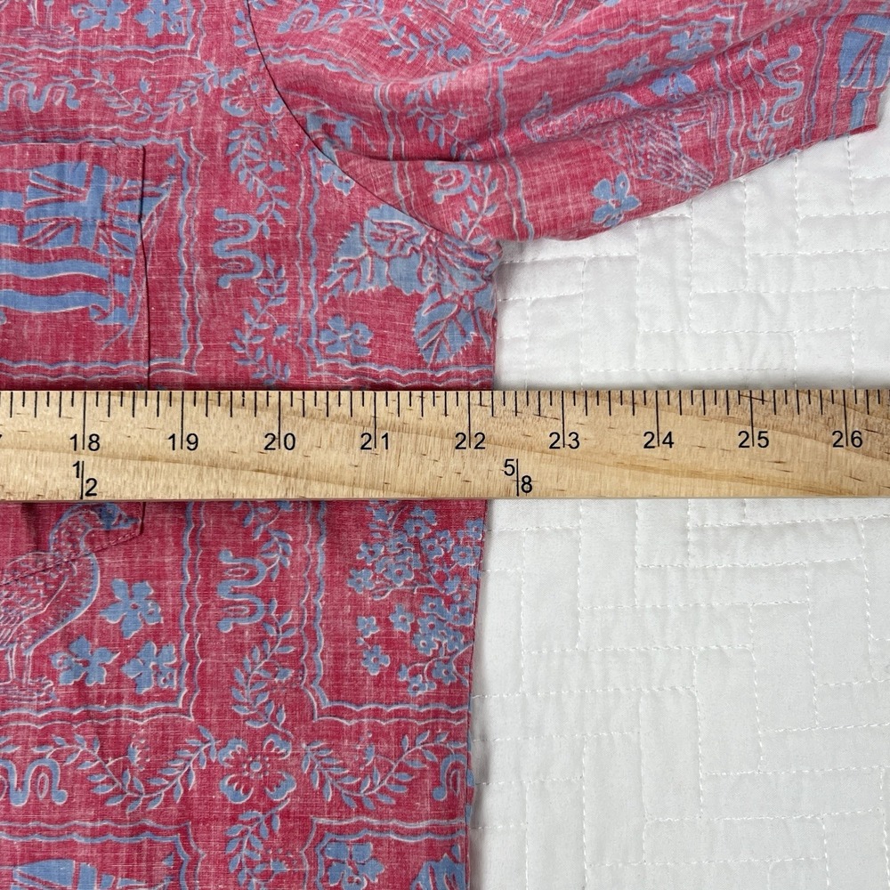 Reyn Spooner Vintage Lahaina Sailor Shirt Men's M Hawaiian Aloha 100% Cotton VTG - Picture 6 of 8